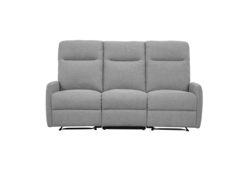 Diivan KATY 3-kohaline elektriline recliner, helehall
