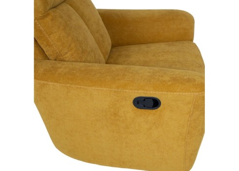 Tugitool GEMMA manuaalne recliner, tumekollane