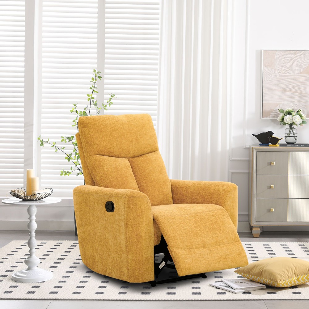 Tugitool GEMMA manuaalne recliner, tumekollane