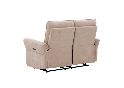 Diivan DAMIKA 2-kohaline elektriline recliner, helepruun