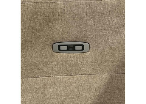 Diivan DAMIKA 2-kohaline elektriline recliner, helepruun