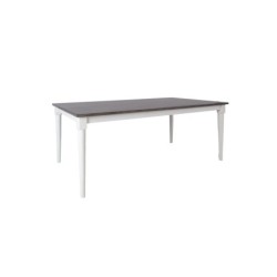 Söögilaud JANELLE 183x91xH75cm, hall-valge