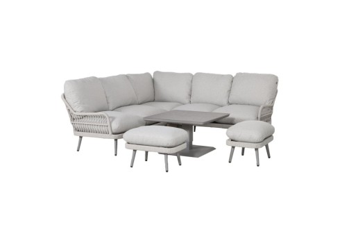 Aiamööblikomplekt MARENDA 4-osaline, hall/beež