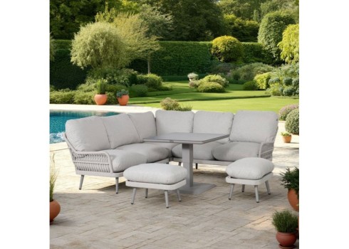 Aiamööblikomplekt MARENDA 4-osaline, hall/beež