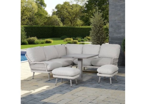 Aiamööblikomplekt MARENDA 4-osaline, hall/beež