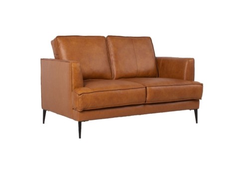 Diivan LEO 2-kohaline, helepruun naturaalne nahk