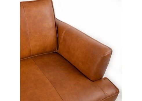 Diivan LEO 2-kohaline, helepruun naturaalne nahk