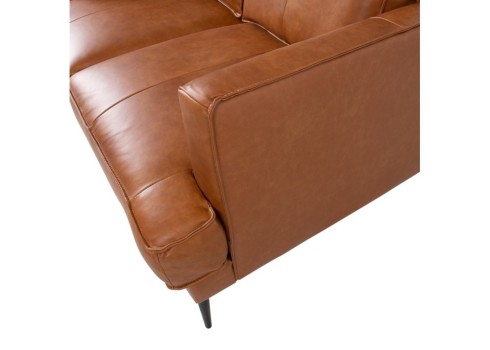 Diivan LEO 2-kohaline, helepruun naturaalne nahk