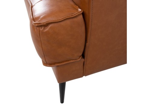 Diivan LEO 2-kohaline, helepruun naturaalne nahk