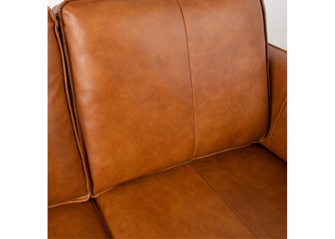 Diivan LEO 2-kohaline, helepruun naturaalne nahk