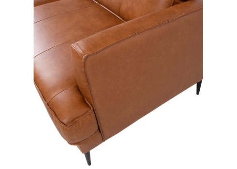 Diivan LEO 3-kohaline, helepruun naturaalne nahk