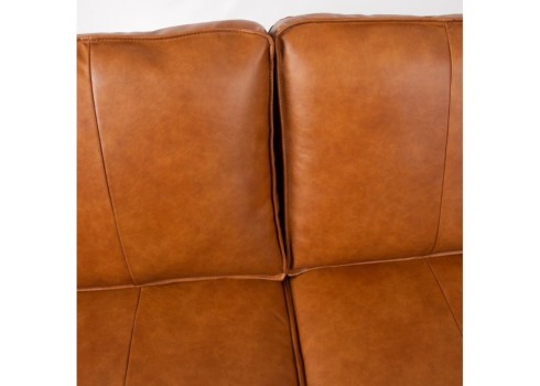 Diivan LEO 3-kohaline, helepruun naturaalne nahk