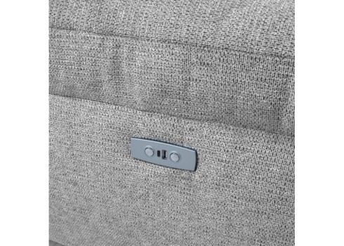 Nurgadiivan LUZERN PN, elektriline reclainer, helehall