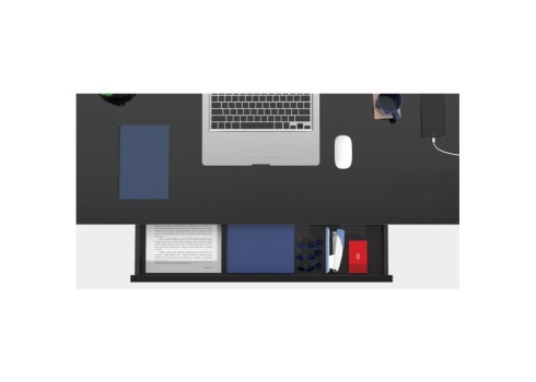 Töölaud ERGO 1-mootoriga 120x60xH72-121cm, must