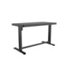 Töölaud ERGO 1-mootoriga 120x60xH72-121cm, must