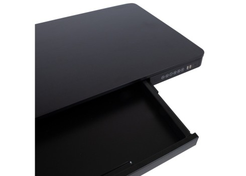 Töölaud ERGO 1-mootoriga 120x60xH72-121cm, must