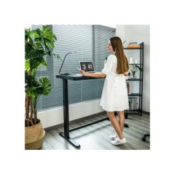 Töölaud ERGO 1-mootoriga 120x60xH72-121cm, must