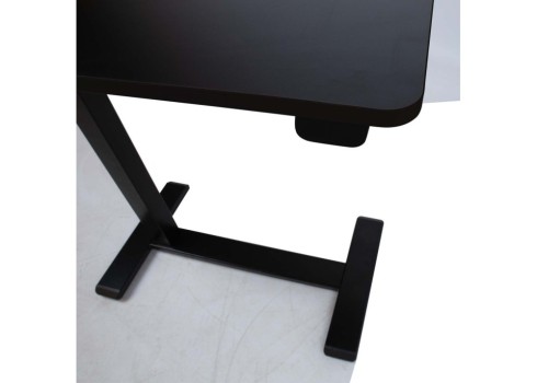 Töölaud ERGO 1-mootoriga 70x40xH65-103cm, must