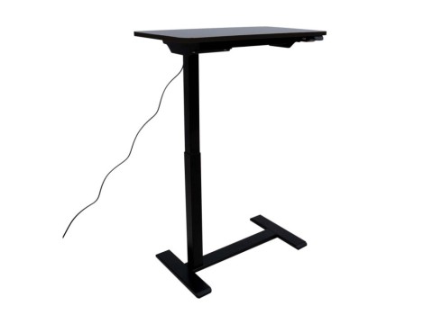 Töölaud ERGO 1-mootoriga 70x40xH65-103cm, must