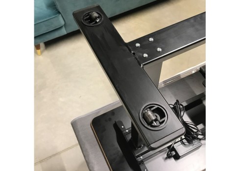 Töölaud ERGO 1-mootoriga 70x40xH65-103cm, must