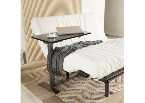 Töölaud ERGO 1-mootoriga 70x40xH65-103cm, must