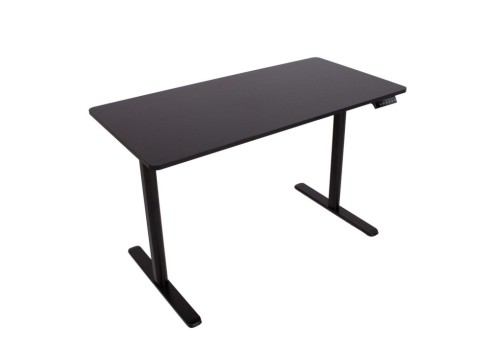 Töölaud ERGO LIGHT 1-mootoriga 120x60xH72,5-117,5cm, must