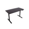 Töölaud ERGO LIGHT 1-mootoriga 120x60xH72,5-117,5cm, must