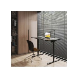 Töölaud ERGO LIGHT 1-mootoriga 120x60xH72,5-117,5cm, must