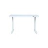 Töölaud ERGO FIT 1-mootoriga 122x62xH73,5-118cm, valge