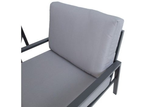 Aiamööblikomplekt TIFTON laud, diivan, 2 tooli