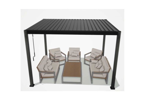 Varikatus MIRADOR-111 3x3m, tumehall