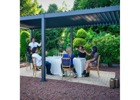 Varikatus MIRADOR-111 3x6m, tumehall