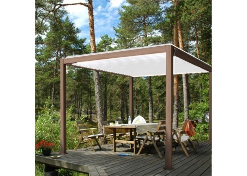 Varikatus MIRADOR-111 3x4m, hele puidudekoor