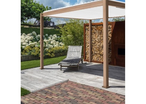 Varikatus MIRADOR-111 3x4m, hele puidudekoor