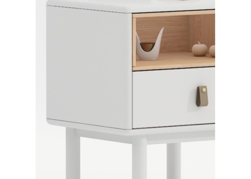 Öökapp IRIS 48x40xH55cm, valge