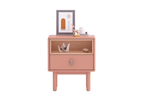 Öökapp IRIS 48x40xH55cm, roosa