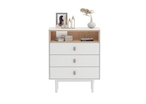 Kummut IRIS 80x40xH100cm, valge