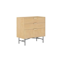 Kummut BASSEL 80x40xH80cm, 3D melamiin