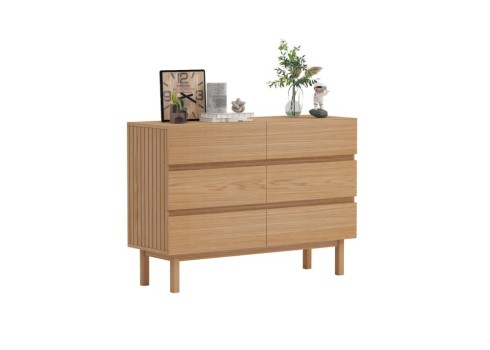 Kummut SUNNY 120x40xH85cm, melamiin tamm