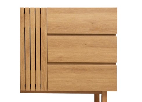 Kummut SUNNY 120x40xH85cm, melamiin tamm