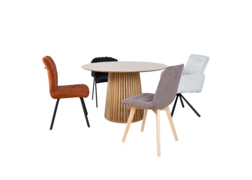 Söögilaud MILANI D120xH75cm, tamm