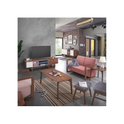 Diivanilaud HAYDIE 120x60xH45cm, pähkel