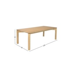 Diivanilaud GARDENIA 120x60xH45cm, tamm