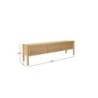 TV laud GARDENIA 183x43xH50,5cm, tamm