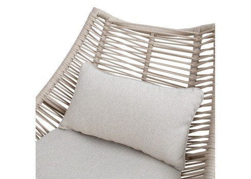 Aiamööblikomplekt HELSINKI diivan, 2 tooli ja 2 lauda, beež