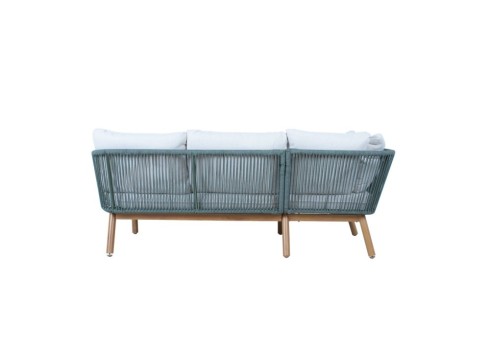 Aiamööblikomplekt TUXEDO nurgadiivan ja 2 lauda