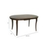 Söögilaud JOY 145-178x90xH74cm, tume pähkel