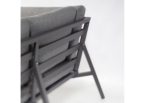 Aiamööblikomplekt ADRIAN laud, nurgadiivan