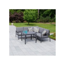 Aiamööblikomplekt ADRIAN laud, nurgadiivan