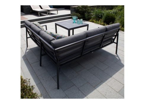 Aiamööblikomplekt ADRIAN laud, nurgadiivan